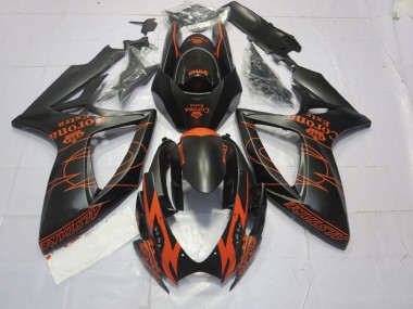 Outlet 2006-2007 Suzuki GSXR 600-750 Motorcycle Fairings - Orange Matte