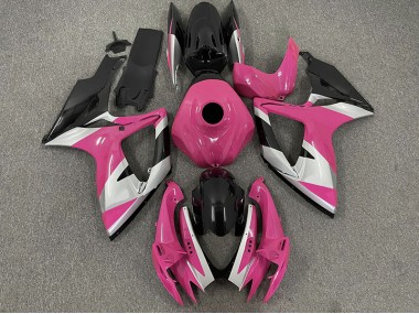 Outlet 2006-2007 Suzuki GSXR 600-750 Motorcycle Fairings - Pink Design