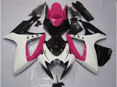 Outlet 2006-2007 Suzuki GSXR 600-750 Motorcycle Fairings - Pink Star