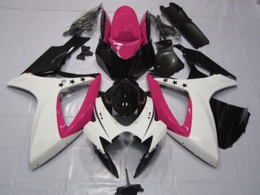 Outlet 2006-2007 Suzuki GSXR 600-750 Motorcycle Fairings - Pink Star