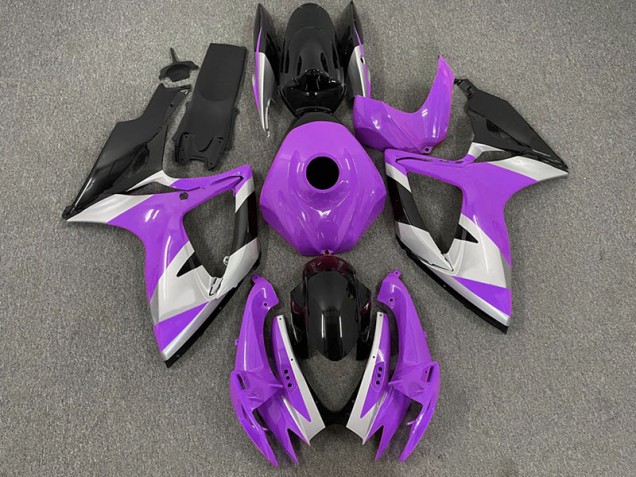 Outlet 2006-2007 Suzuki GSXR 600-750 Motorcycle Fairings - Purple Design
