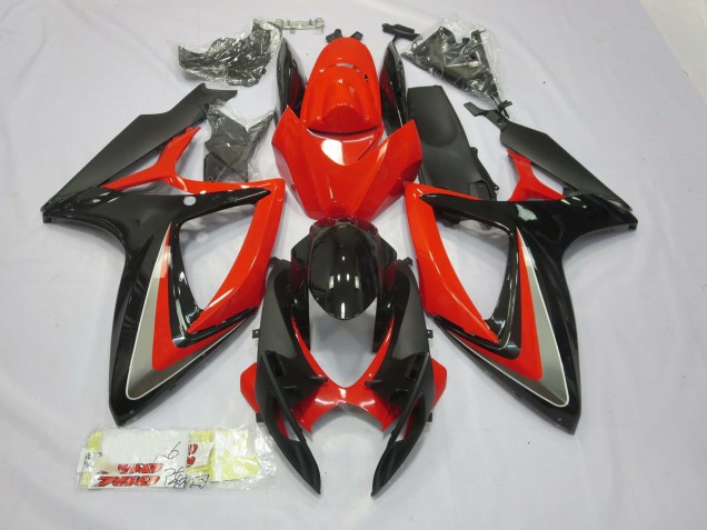 Outlet 2006-2007 Suzuki GSXR 600-750 Motorcycle Fairings - Red and Black Outlet 2006-2007 Suzuki GSXR 600-750 Motorcycle Fairings - Red and Black