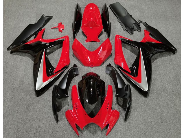 Outlet 2006-2007 Suzuki GSXR 600-750 Motorcycle Fairings - Red Black OEM Style Outlet 2006-2007 Suzuki GSXR 600-750 Motorcycle Fairings - Red Black OEM Style