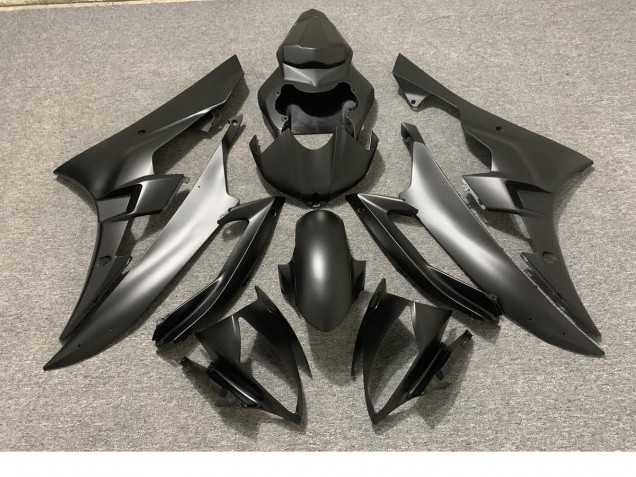 Outlet 2006-2007 Yamaha R6 Motorcycle Fairings - Full Matte Black Outlet 2006-2007 Yamaha R6 Motorcycle Fairings - Full Matte Black