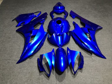 Outlet 2006-2007 Yamaha R6 Motorcycle Fairings - Metallic Blue Plain