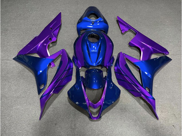 Outlet 2007-2008 Honda CBR600RR Motorcycle Fairings - Blue & Purple