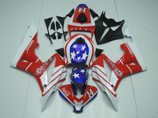 Outlet 2007-2008 Honda CBR600RR Motorcycle Fairings - Geico 14