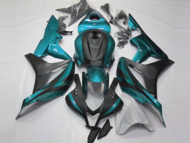 Outlet 2007-2008 Honda CBR600RR Motorcycle Fairings - Light Blue and Matte Black