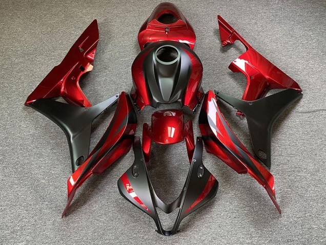Outlet 2007-2008 Honda CBR600RR Motorcycle Fairings - Maroon Red