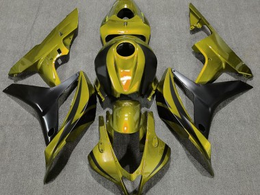 Outlet 2007-2008 Honda CBR600RR Motorcycle Fairings - Olive Green OEM Style