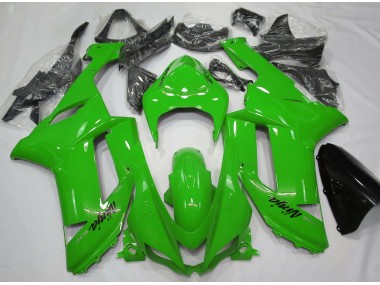 Outlet 2007-2008 Kawasaki ZX6R Motorcycle Fairings - Gloss Green