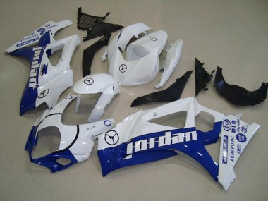 Outlet 2007-2008 Suzuki GSXR 1000 Motorcycle Fairings - Blue Jordan