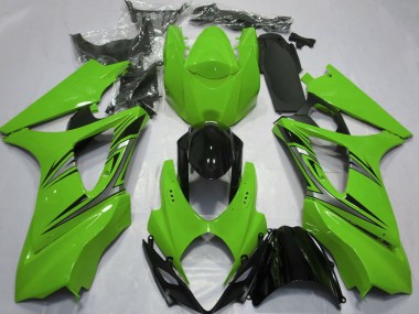Outlet 2007-2008 Suzuki GSXR 1000 Motorcycle Fairings - Green OEM Style