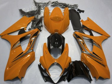 Outlet 2007-2008 Suzuki GSXR 1000 Motorcycle Fairings - Orange OEM Style