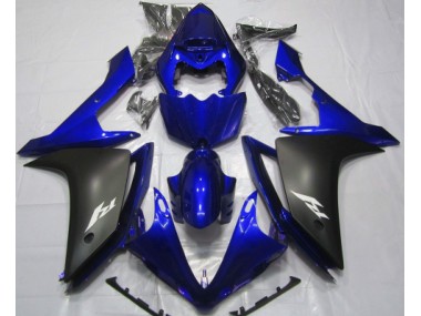 Outlet 2007-2008 Yamaha R1 Motorcycle Fairings - Gloss Blue and Black