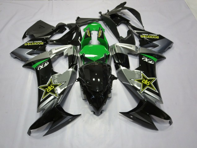 Outlet 2008-2010 Kawasaki ZX10R Motorcycle Fairings - RockStar Outlet 2008-2010 Kawasaki ZX10R Motorcycle Fairings - RockStar