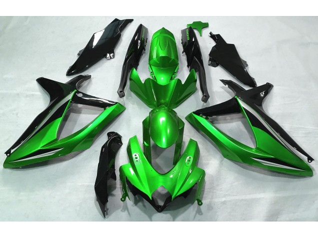 Outlet 2008-2010 Suzuki GSXR 600-750 Motorcycle Fairings - Gloss Green Outlet 2008-2010 Suzuki GSXR 600-750 Motorcycle Fairings - Gloss Green