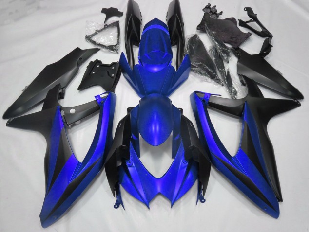 Outlet 2008-2010 Suzuki GSXR 600-750 Motorcycle Fairings - Matte Blue No R Outlet 2008-2010 Suzuki GSXR 600-750 Motorcycle Fairings - Matte Blue No R