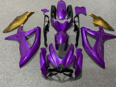 Outlet 2008-2010 Suzuki GSXR 600-750 Motorcycle Fairings - Purple and Gold