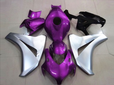 Outlet 2008-2011 Honda CBR1000RR Motorcycle Fairings - Gloss Pink and Silver