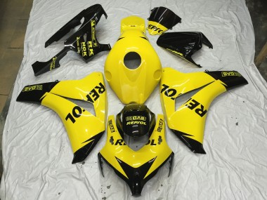 Outlet 2008-2011 Honda CBR1000RR Motorcycle Fairings - Gloss YELLOW (w) logo