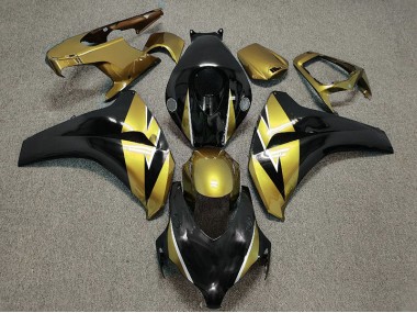 Outlet 2008-2011 Honda CBR1000RR Motorcycle Fairings - Gold and Black