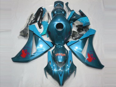 Outlet 2008-2011 Honda CBR1000RR Motorcycle Fairings - Light Blue Custom