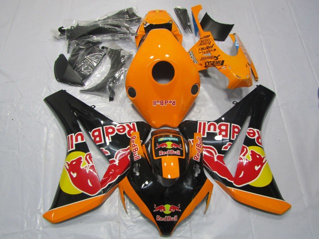 Outlet 2008-2011 Honda CBR1000RR Motorcycle Fairings - Orange RedBull