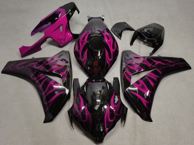 Outlet 2008-2011 Honda CBR1000RR Motorcycle Fairings - Pink Flame