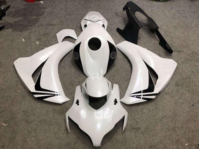 Outlet 2008-2011 Honda CBR1000RR Motorcycle Fairings - White and Black Style
