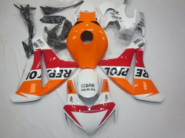 Outlet 2008-2011 Honda CBR1000RR Motorcycle Fairings - White Repsol