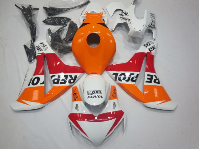 Outlet 2008-2011 Honda CBR1000RR Motorcycle Fairings - White Repsol