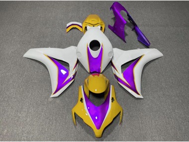 Outlet 2008-2011 Honda CBR1000RR Motorcycle Fairings - Yellow and Purple Gloss
