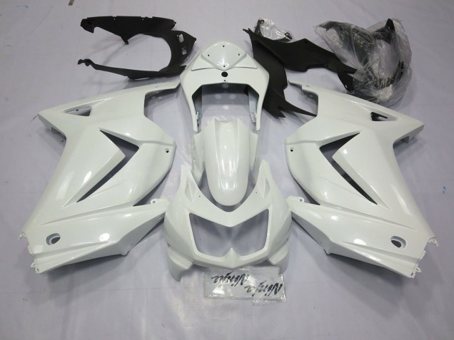 Outlet 2008-2013 Kawasaki Ninja 250 Motorcycle Fairings - Gloss White