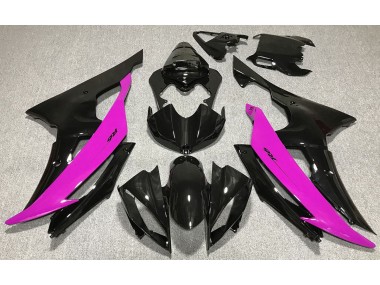 Outlet 2008-2016 Yamaha R6 Motorcycle Fairings - Gloss Black & Pink