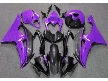 Outlet 2008-2016 Yamaha R6 Motorcycle Fairings - Gloss Purple and Carbon