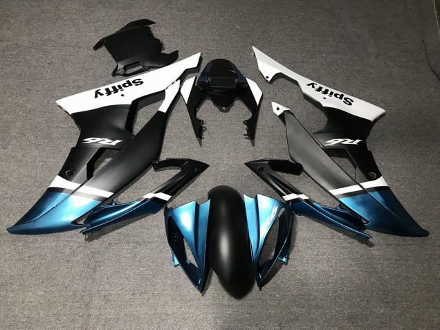 Outlet 2008-2016 Yamaha R6 Motorcycle Fairings - Matte Black and Special Blue Outlet 2008-2016 Yamaha R6 Motorcycle Fairings - Matte Black and Special Blue