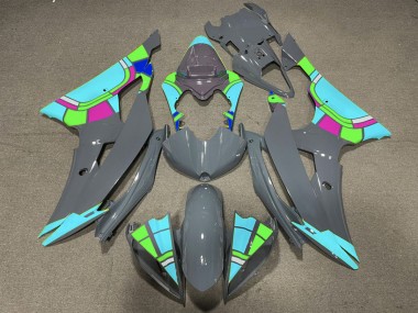 Outlet 2008-2016 Yamaha R6 Motorcycle Fairings - Nardo and Teal Design