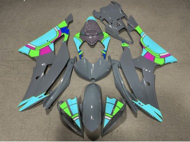 Outlet 2008-2016 Yamaha R6 Motorcycle Fairings - Nardo and Teal Design