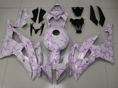 Outlet 2008-2016 Yamaha R6 Motorcycle Fairings - Purple Lighting