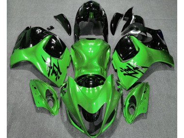 Outlet 2008-2019 Suzuki GSXR 1300 Motorcycle Fairings - Gloss Green and Black