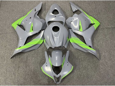 Outlet 2009-2012 Honda CBR600RR Motorcycle Fairings - Nardo Gray and Green