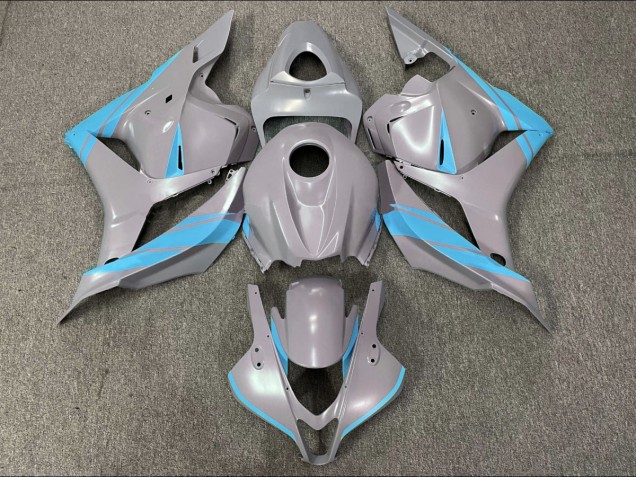Outlet 2009-2012 Honda CBR600RR Motorcycle Fairings - Nardo Gray and Light Blue Outlet 2009-2012 Honda CBR600RR Motorcycle Fairings - Nardo Gray and Light Blue