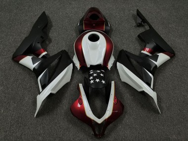 Outlet 2009-2012 Honda CBR600RR Motorcycle Fairings - Racing Red and Black