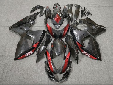 Outlet 2009-2016 Suzuki GSXR 1000 Motorcycle Fairings - Carbon Fiber Red