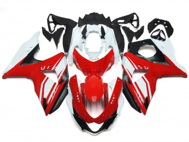 Outlet 2009-2016 Suzuki GSXR 1000 Motorcycle Fairings - Red Gloss with Black Style