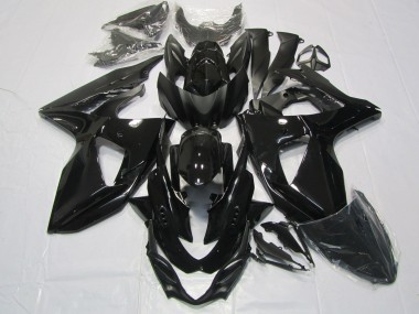 Outlet 2009-2016 Suzuki GSXR 1000 Motorcycle Fairings - White Black and Blue