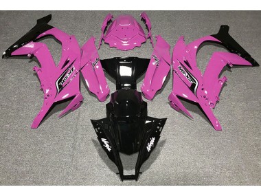 Outlet 2011-2015 Kawasaki ZX10R Motorcycle Fairings - Gloss Pink & Logos