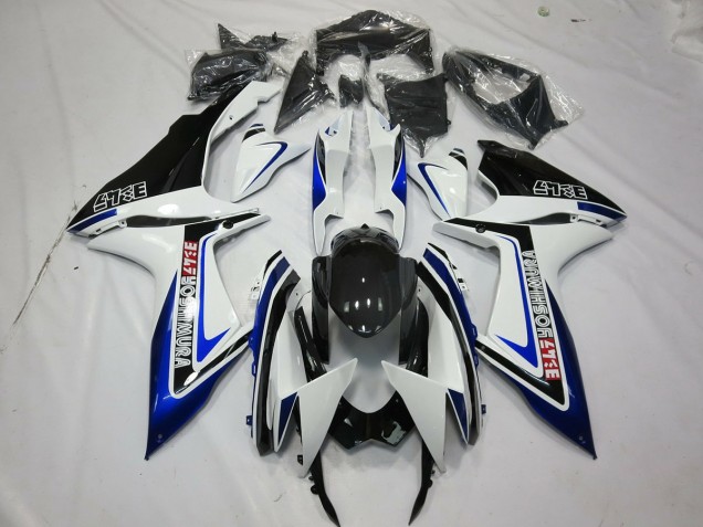 Outlet 2011-2020 Suzuki GSXR 600-750 Motorcycle Fairings - Black Rockstar- GSXR 600