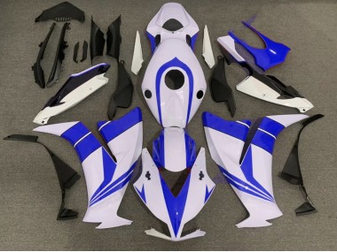 Outlet 2012-2016 Honda CBR1000RR Motorcycle Fairings - Gloss Blue and White